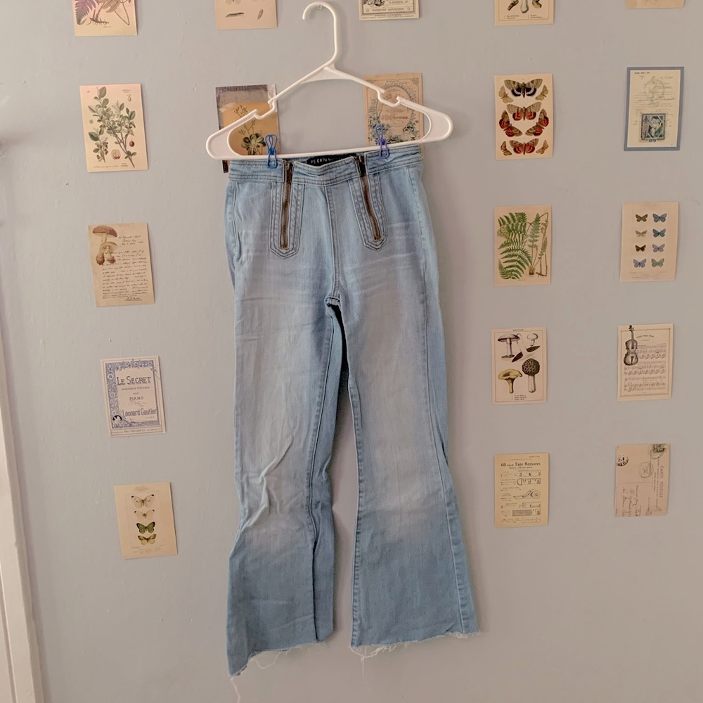 Y2K double zip jeans SO FAB
